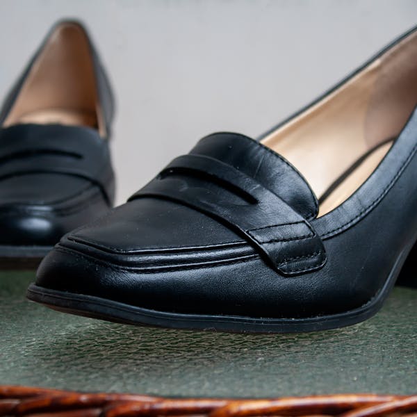 Leather Casual Shoes – Black