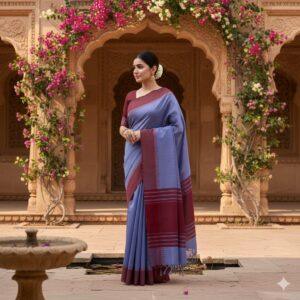 D1-Cotton saree product Image 1